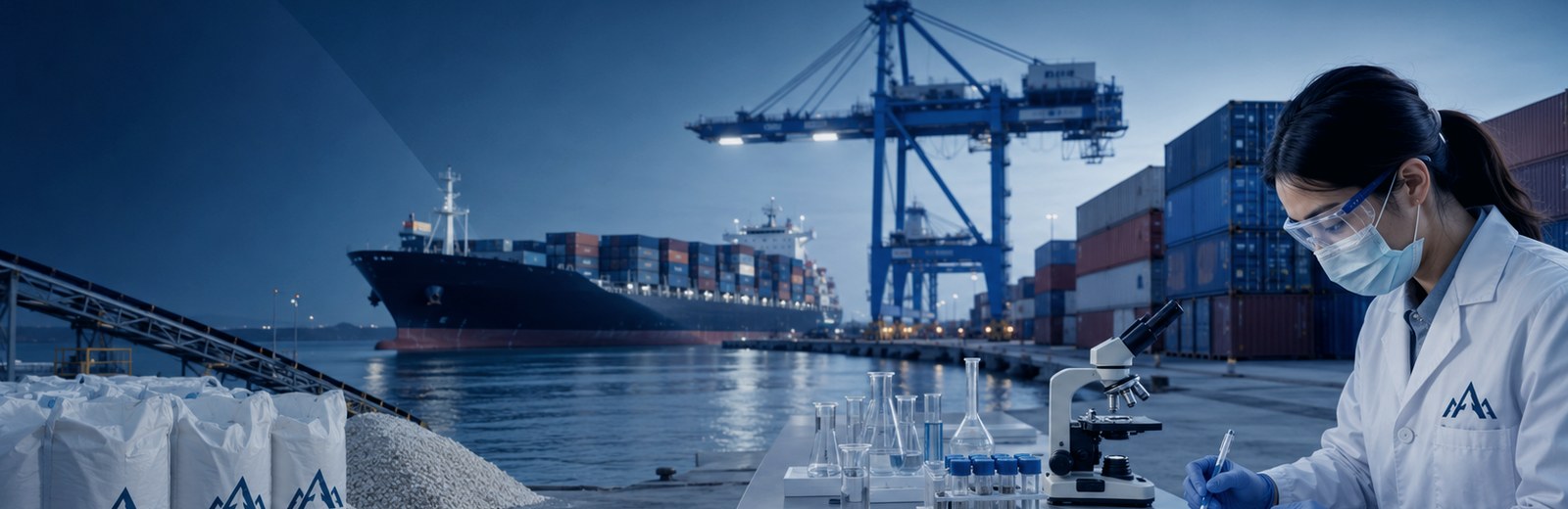 Quality control connects the plant, laboratory and shipment.