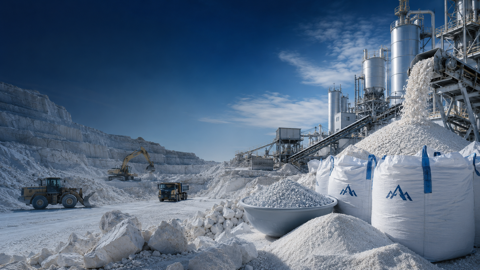 High-Purity Calcium Carbonate & Mining Solutions